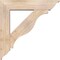 Ekena Millwork Funston Traditional Smooth Bracket w/ Offset Brace, Douglas Fir, 7 1/2"W x 34"D x 34"H BKT0806X34X34FST01SDF - alternate 2